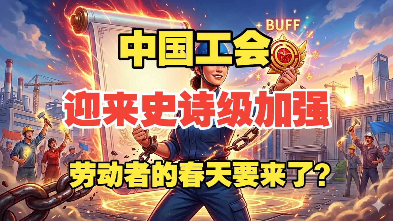 【劳动文化030】中国工会迎来“史诗级加强”，劳动者的春天要来了？