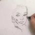 【速写】钢笔画肖像速写，用马克笔做淡彩处理特别好看
