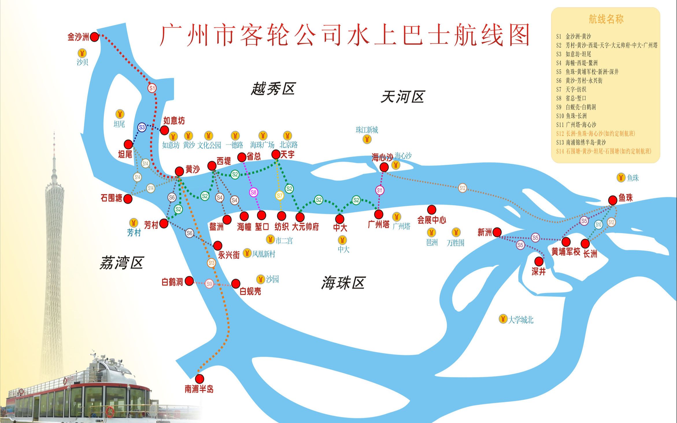 点赞 微博:@德味生活 微信:laup022 广州水上公共巴士,超便宜,又好玩