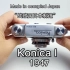 相机底部印有“Made in occupied Japan”被占领的日本制造，1947 年Konica I旁轴相机，是第