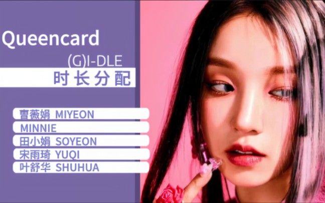 Queencard (G)I-DLE 时长分配