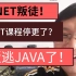 .NET程序员叛逃到Java了，.NET课程也停更了？需要回应一下了