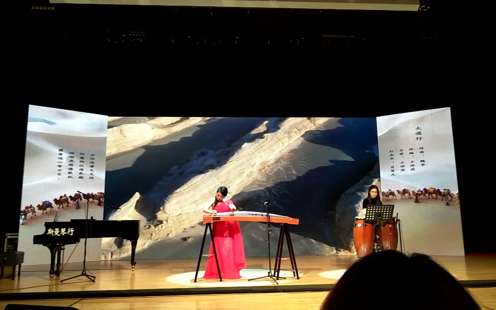 【古筝演奏】【哈尔滨大剧院王译茁中秋之夜古筝演出】大漠行.