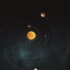 E206 震撼宇宙星空太阳系运动行星围绕太阳运动科学探索科普视频素材 led背景素材 vj视频素材 动态视频