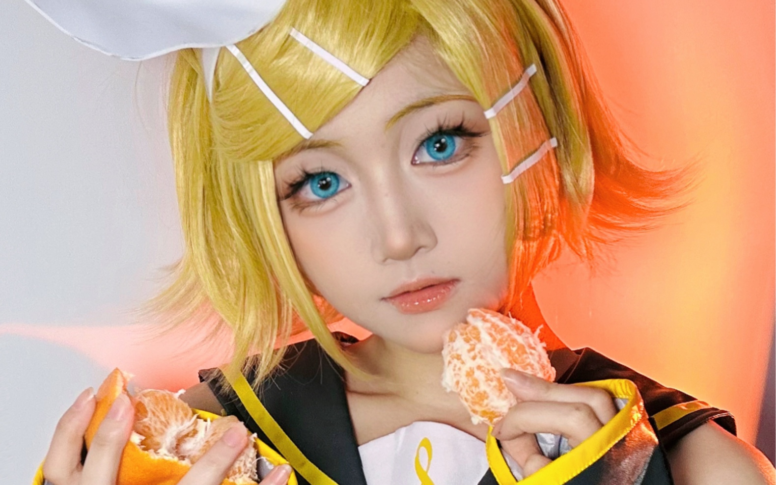 【Rin】挑战出一百位虚拟歌姬系列-“初音边上那两个黄色的是谁啊”-镜音铃cos