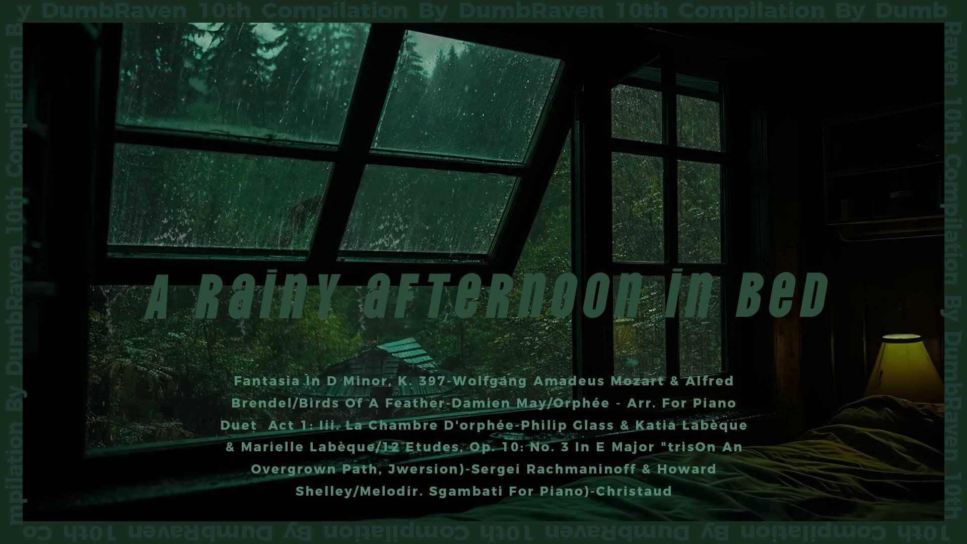 ⌈DarkAcademia·Playlist⌋·卧床的阴雨午后·古典黑暗学术音乐歌单·混音/纯音乐/白噪音/番茄钟