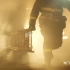 消防员奔赴火场英雄形象视频素材
