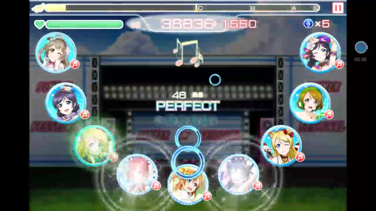 【lovelive】活动ex歌曲 full combo_音游_游戏_bili