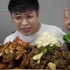 【韩国吃播chang_bae】小哥吃两种口味的烤五花肉，搭配米饭和二荆条