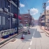 unity 游戏场景，日本城市街道 （附源文件下载地址）