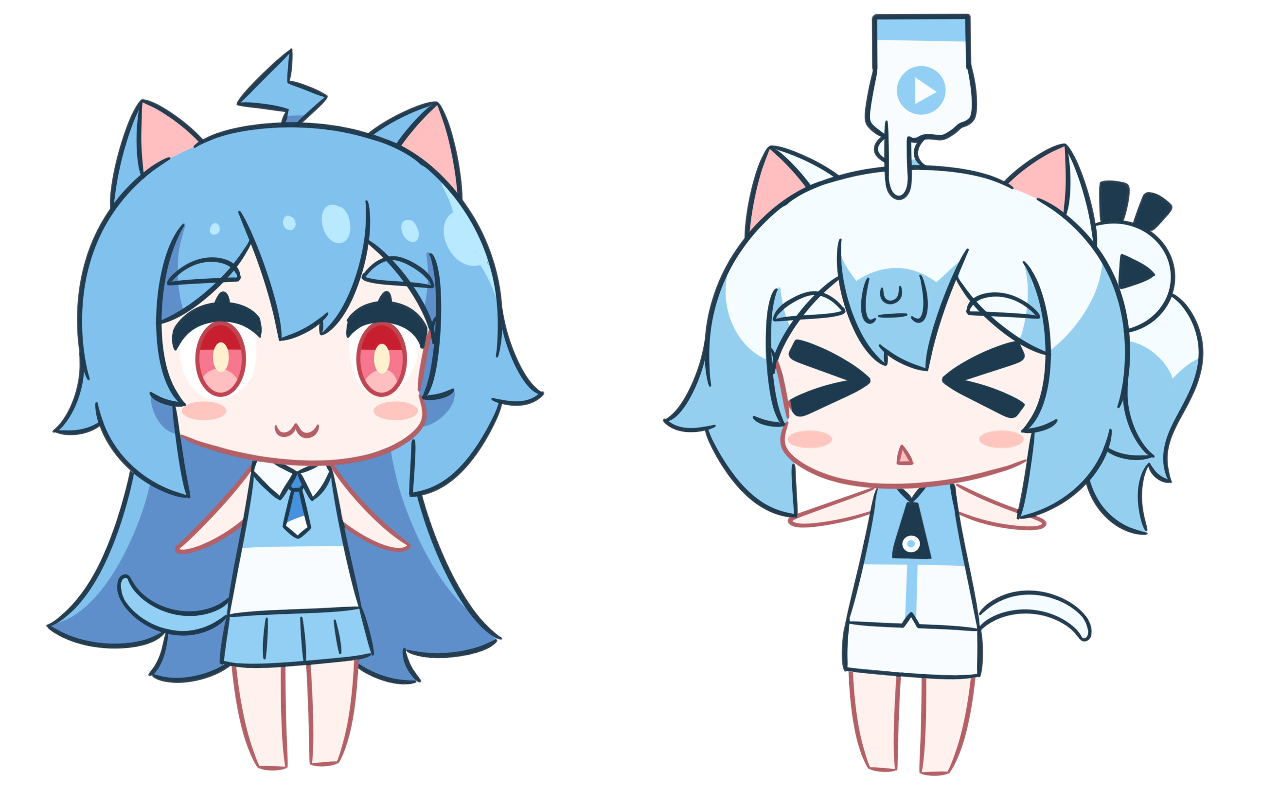 【22娘×33娘】一键猫叫?一键封号!nya