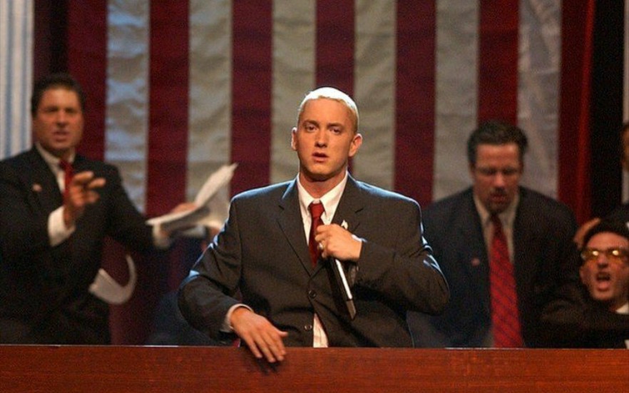 【Eminem】姆爷《White America》MTV美国国会现场【现场/字幕】