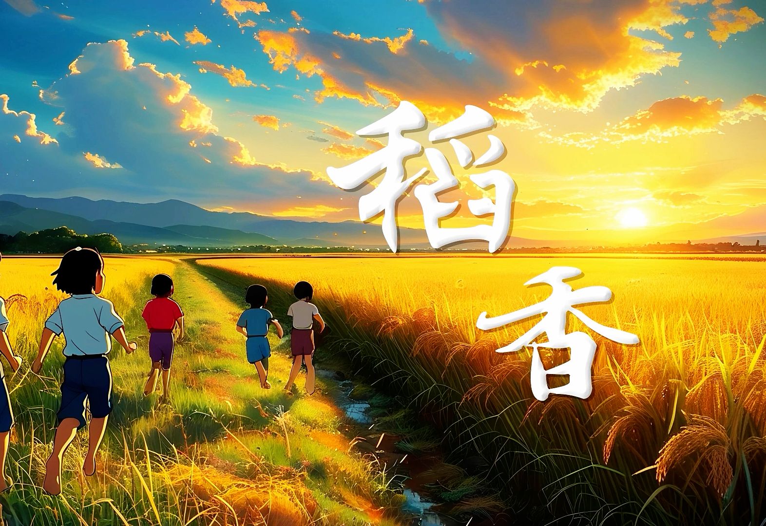 《稻香》伴奏版歌曲MV 带伴唱