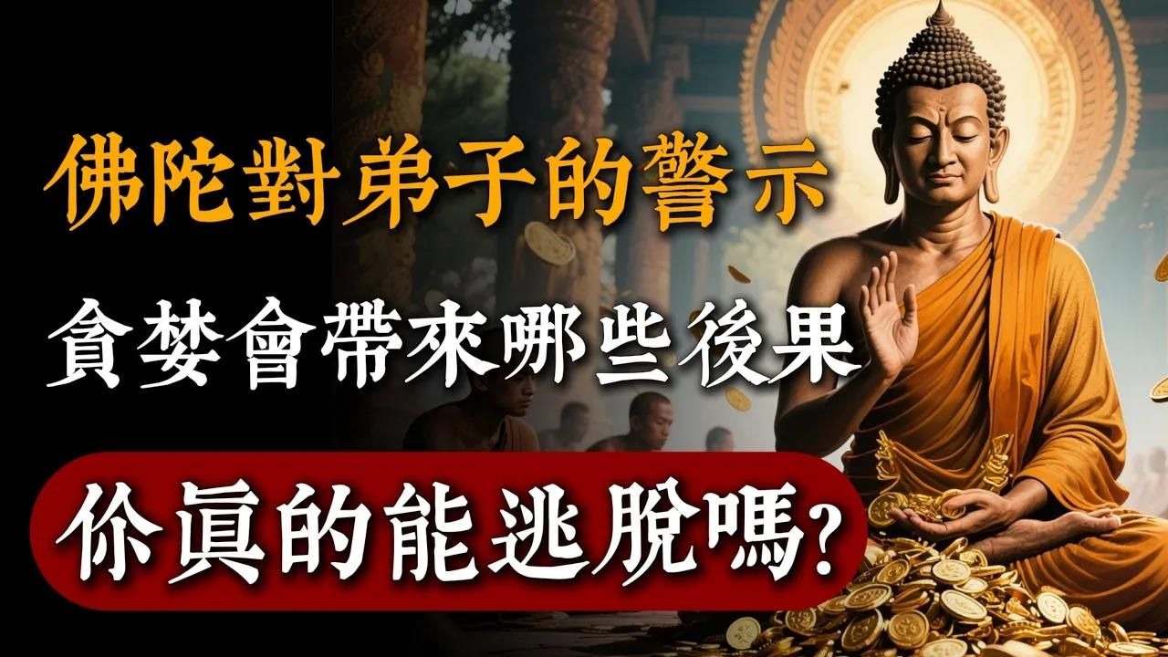 佛陀對弟子的警示：貪婪的心會帶來哪些後果？你真的能逃脫嗎？#佛教 #佛家 #佛法 #佛學知識 #佛學智慧 #修心修行 #佛教文化 #禪悟人生#傳統文化#南無阿彌