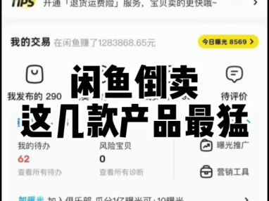 闲鱼倒卖这几款产品最猛