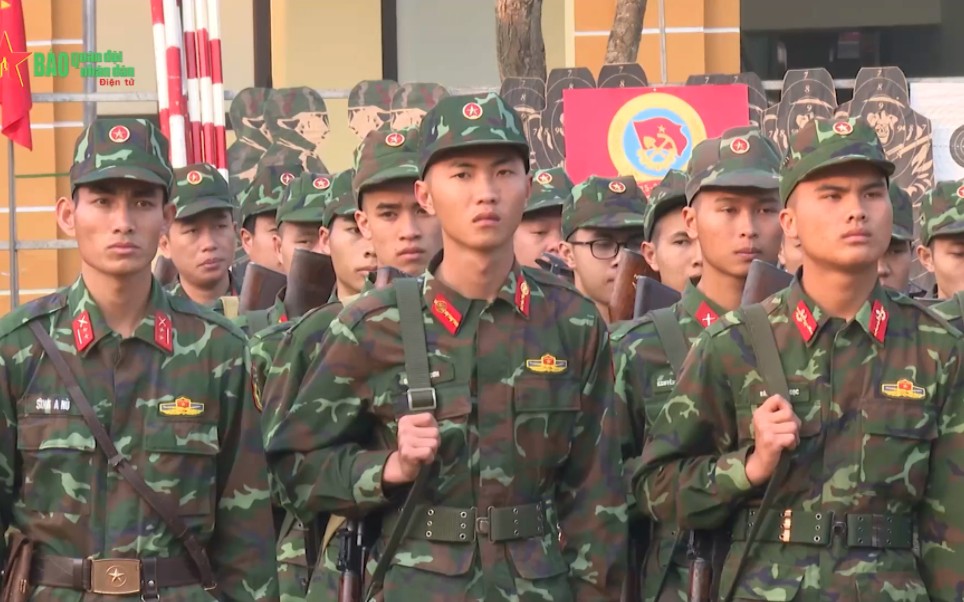 越南人民军2023年全军开训仪式