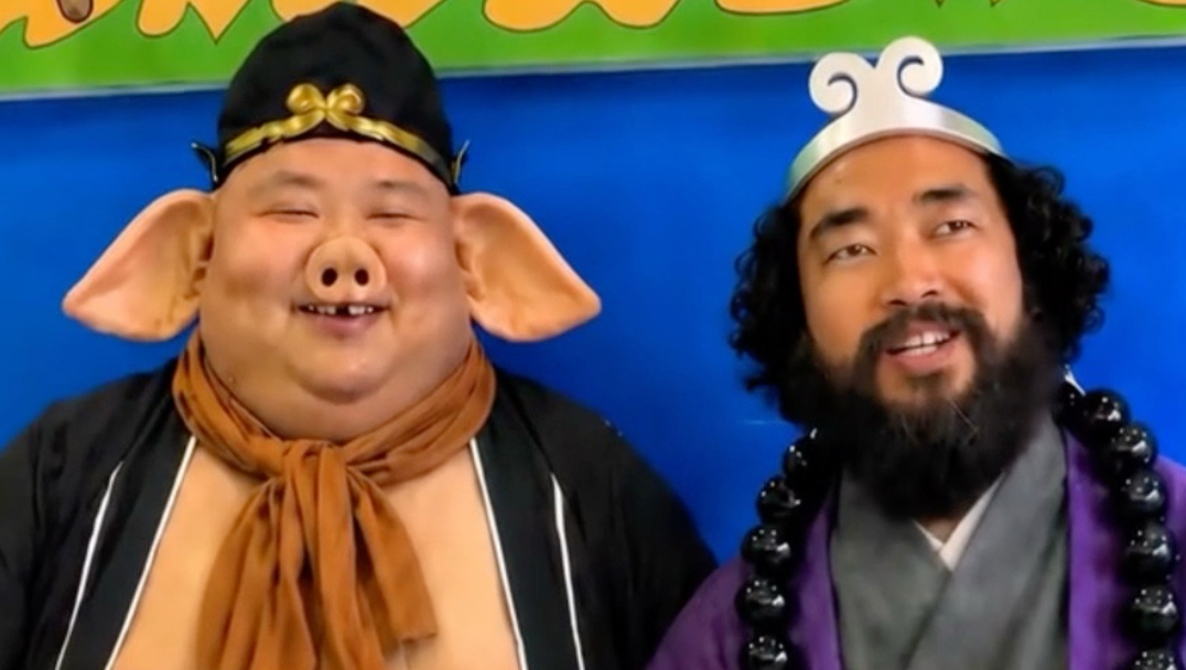 年度大活！！峰哥cos沙僧，良子cos猪八戒！！！