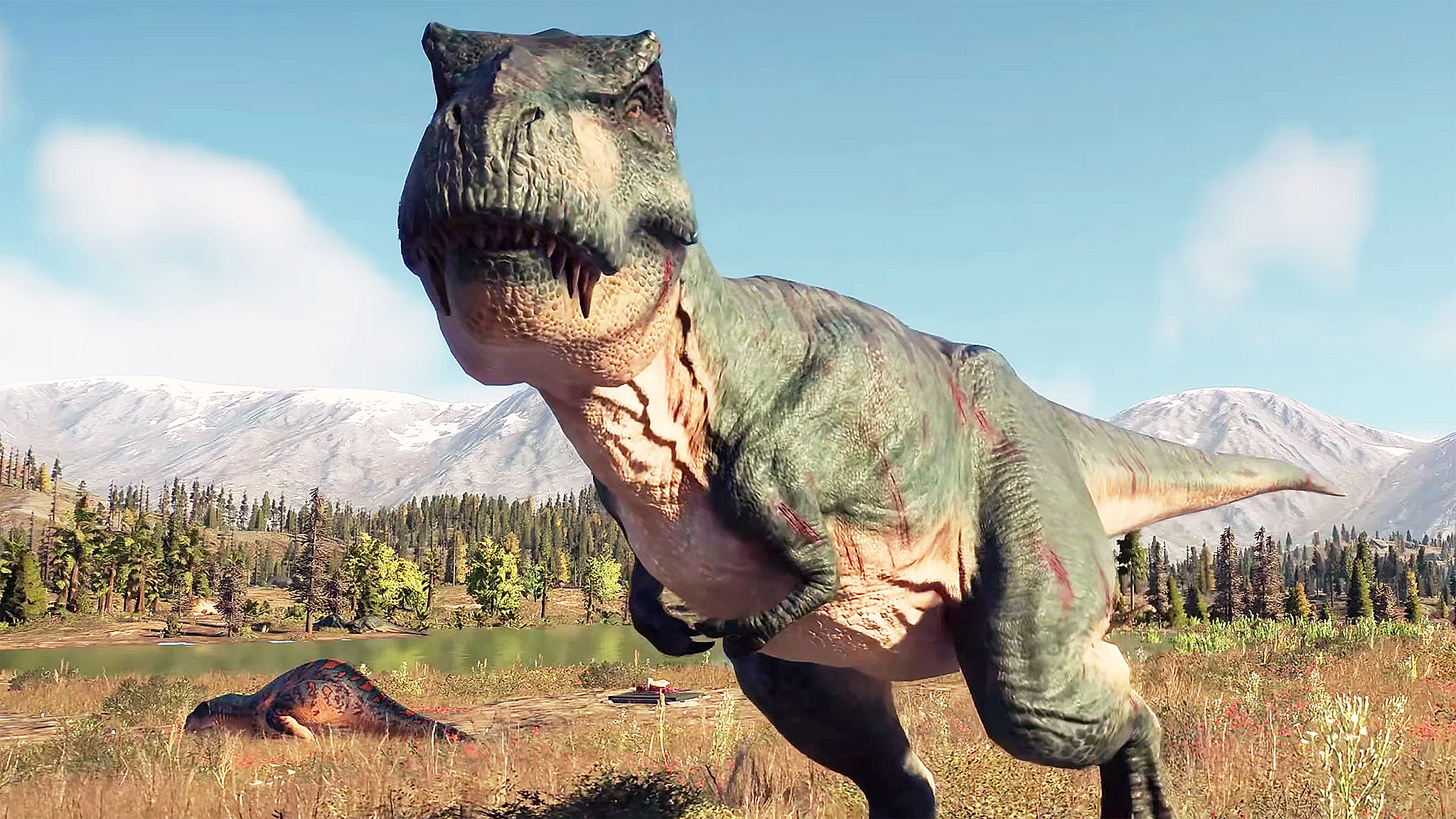 霸王龙（DOE）、南方巨兽龙，恐龙领地争夺—侏罗纪世界进化