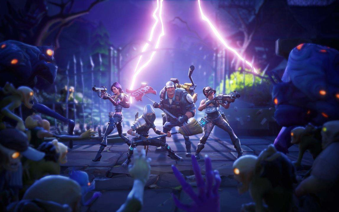 堡垒之夜fortnite丨没素质四人组吃鸡是不可能了这辈子是不会吃鸡的