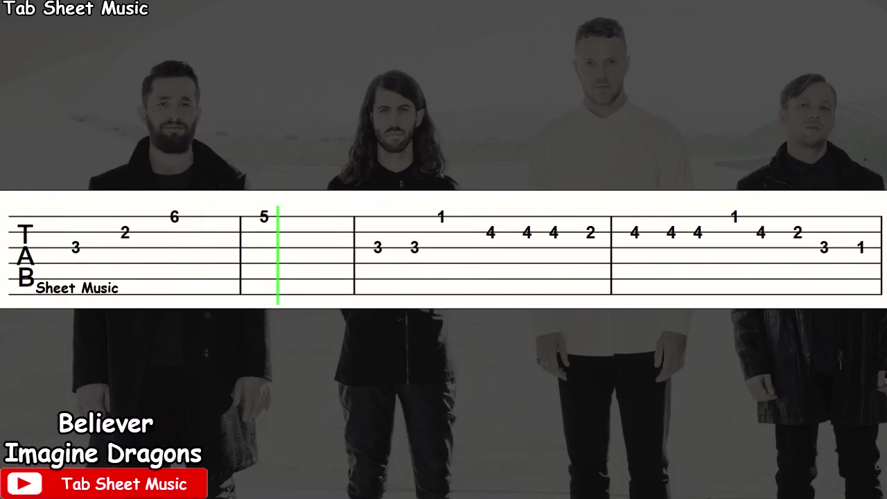 imagine dragons - believer/tab_演奏_音乐_bilibili