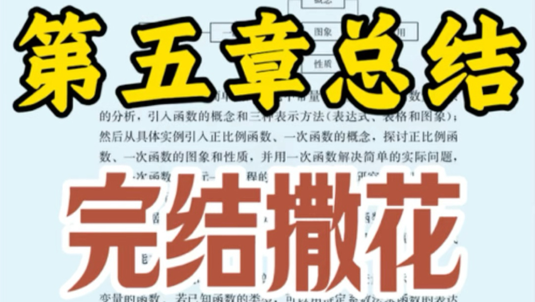 2025苏科版八上数学新教材精读!第五章总结复习