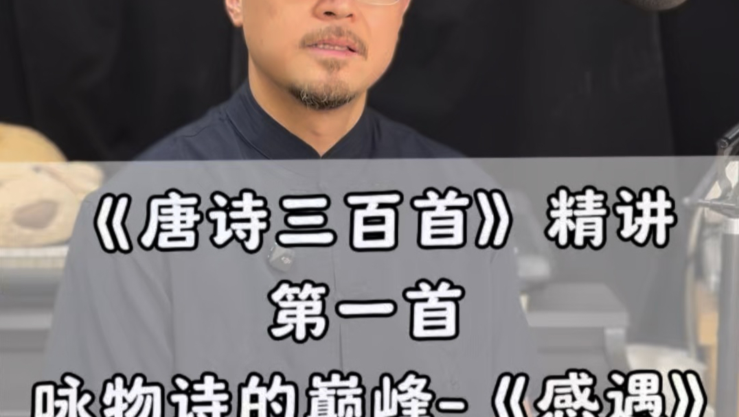《唐诗三百首》精讲 第一首咏物诗的巅峰——《感遇》