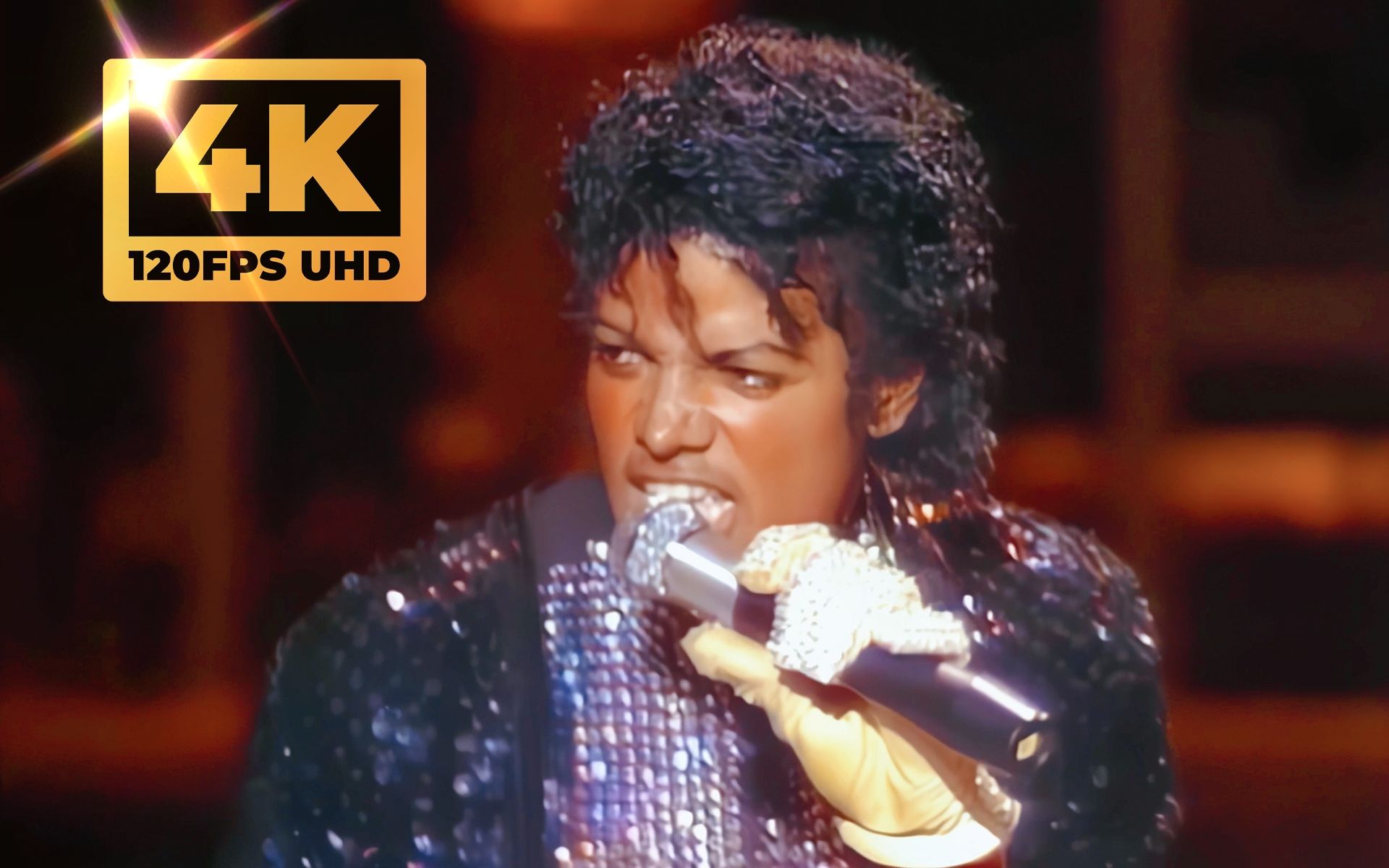 【𝟰𝗞𝟭𝟮𝟬𝗙𝗣𝗦丨顶级画质】迈克尔·杰克逊太空步首秀「Billie Jean 比利·简」1983年摩城25周年庆典晚会