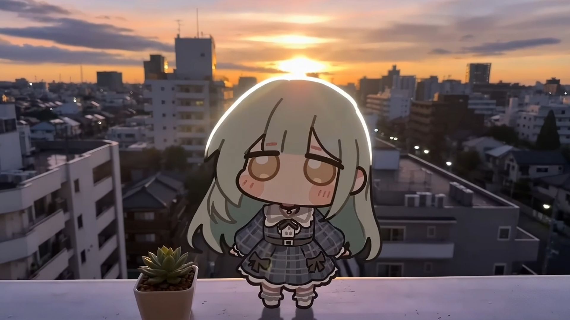 “盛夏，蝉鸣，睦子米~”