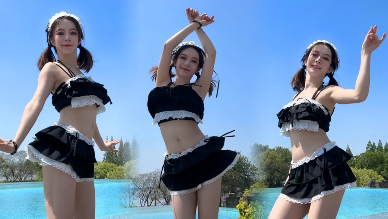 泳池边的Bubble Pop~这个夏天我提前过啦！【水饺】