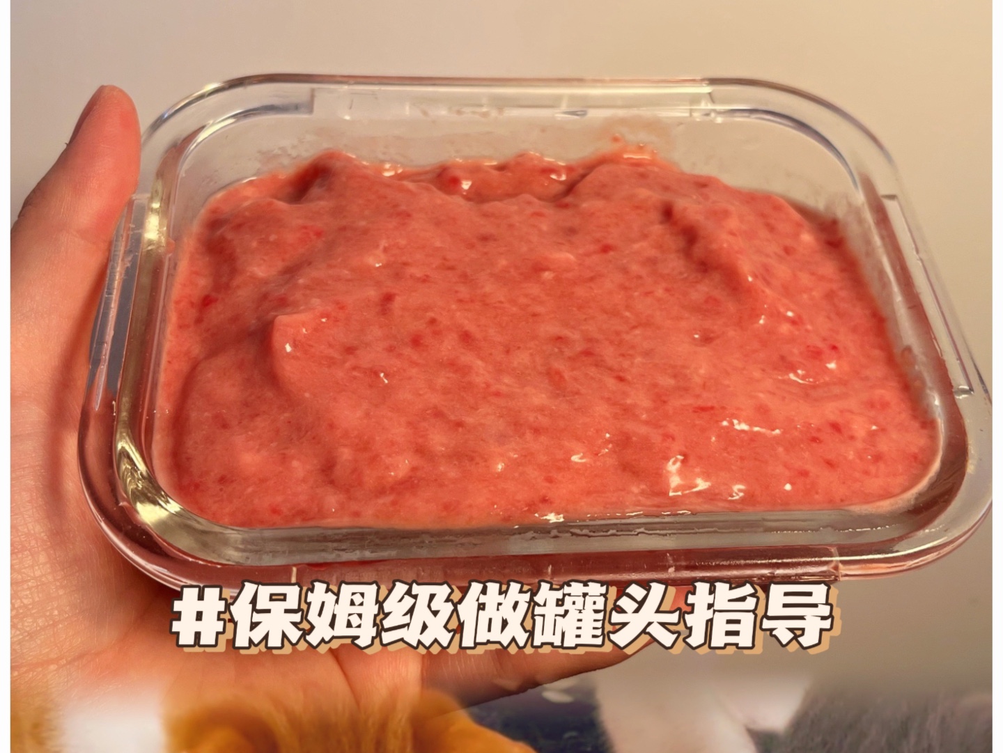 两步做出慕斯质地猫罐头