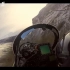 【超低空】座舱拍摄超级刺激的战斗机冬日峡谷飞行