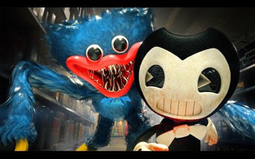 Bendy vs Huggy Wuggy (From Poppy Playtime)