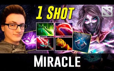 dota2 【miracle】[圣堂刺客] 一击必杀!