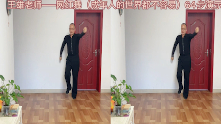王雄老师——网红舞（成年人的世界都不容易）64步演示
