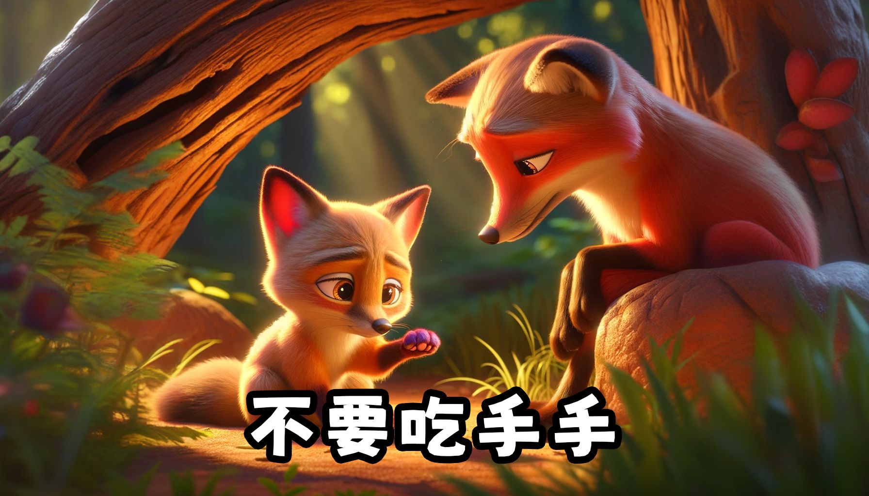 儿童睡前故事：《不要吃手手》，3-6岁儿童睡前小故事，有声绘本
