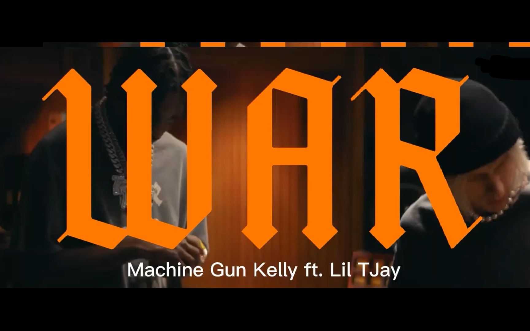 [英语歌词]MGK和Lil Tjay合作新歌《WAR》，Studio片段