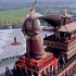 西安昆明池，汉武大帝操练水军巨型雕塑！