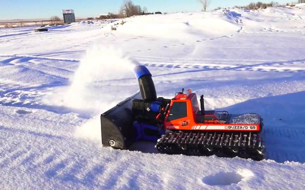 rc模型高仿真铲雪车,履带车!