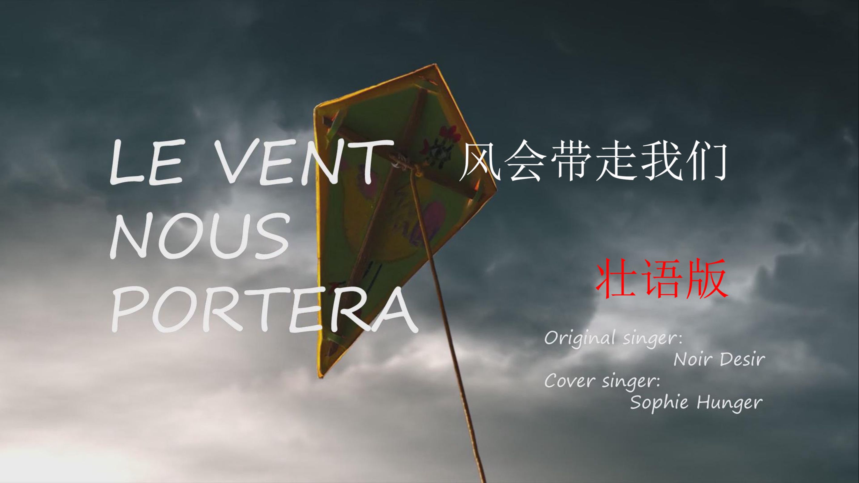 Sophie Hunger Le Vent Nous Portera Translation Sophie Hunger-Le vent nous portera | 风会带走我们 | 壮语翻唱 | covered by Go