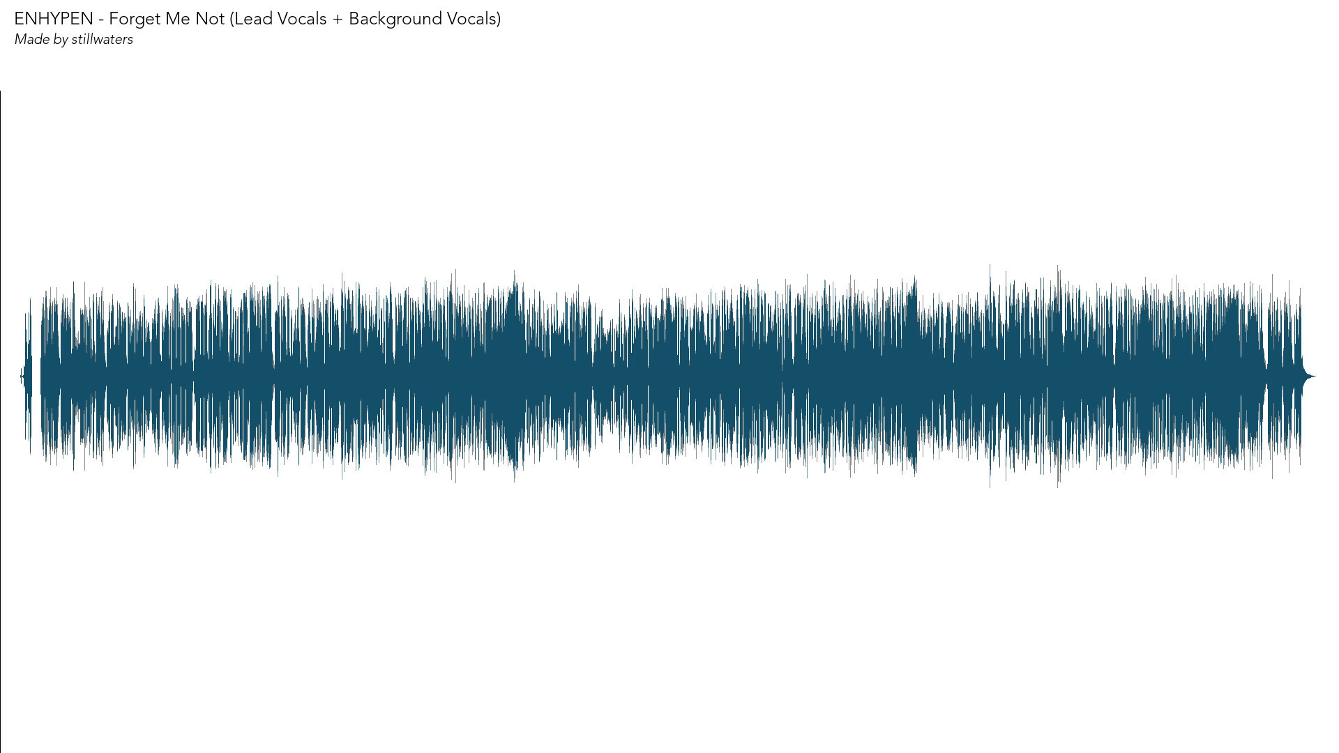 ENHYPEN - Forget Me Not (音轨分离)
