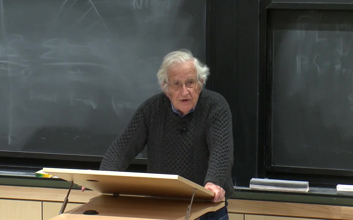 （英文无字幕）Noam Chomsky, Fundamental Issues in Linguistics - Lecture 1-麻省理工MIT公开课