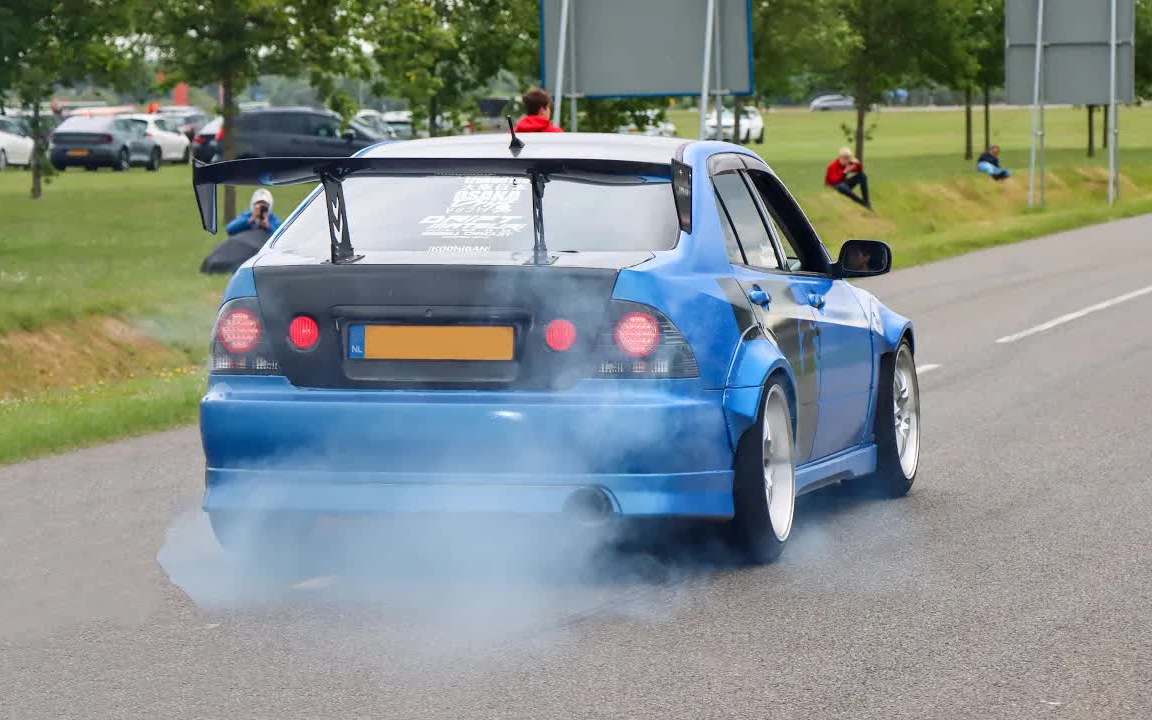 【JDM】JDM Cars leaving a Carshow WILD!   JAPFEST 2022