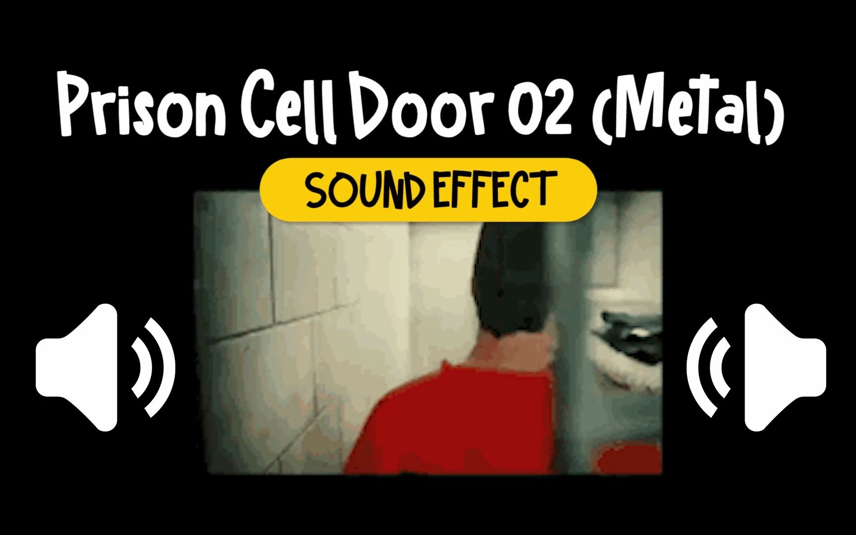牢门 #02 监狱 金属 铁门 关门 音效 (HQ)