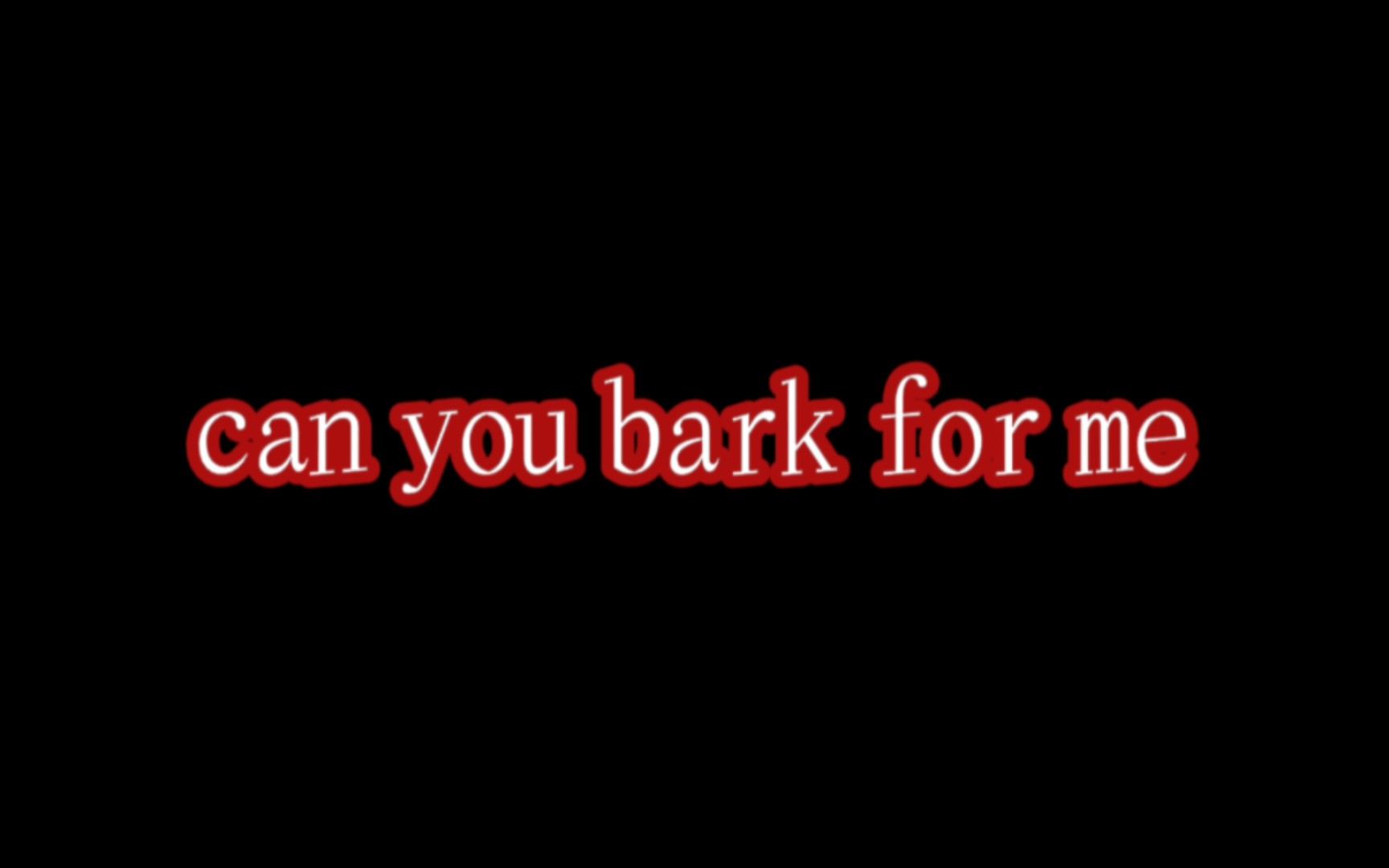 【vox/剧情向/瑟瑟】can you bark for me？