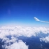 飞机上拍的天空