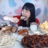 【韩国吃播】【吃播剪说话】大胃王弗朗西斯卡吃年糕+奶油面包