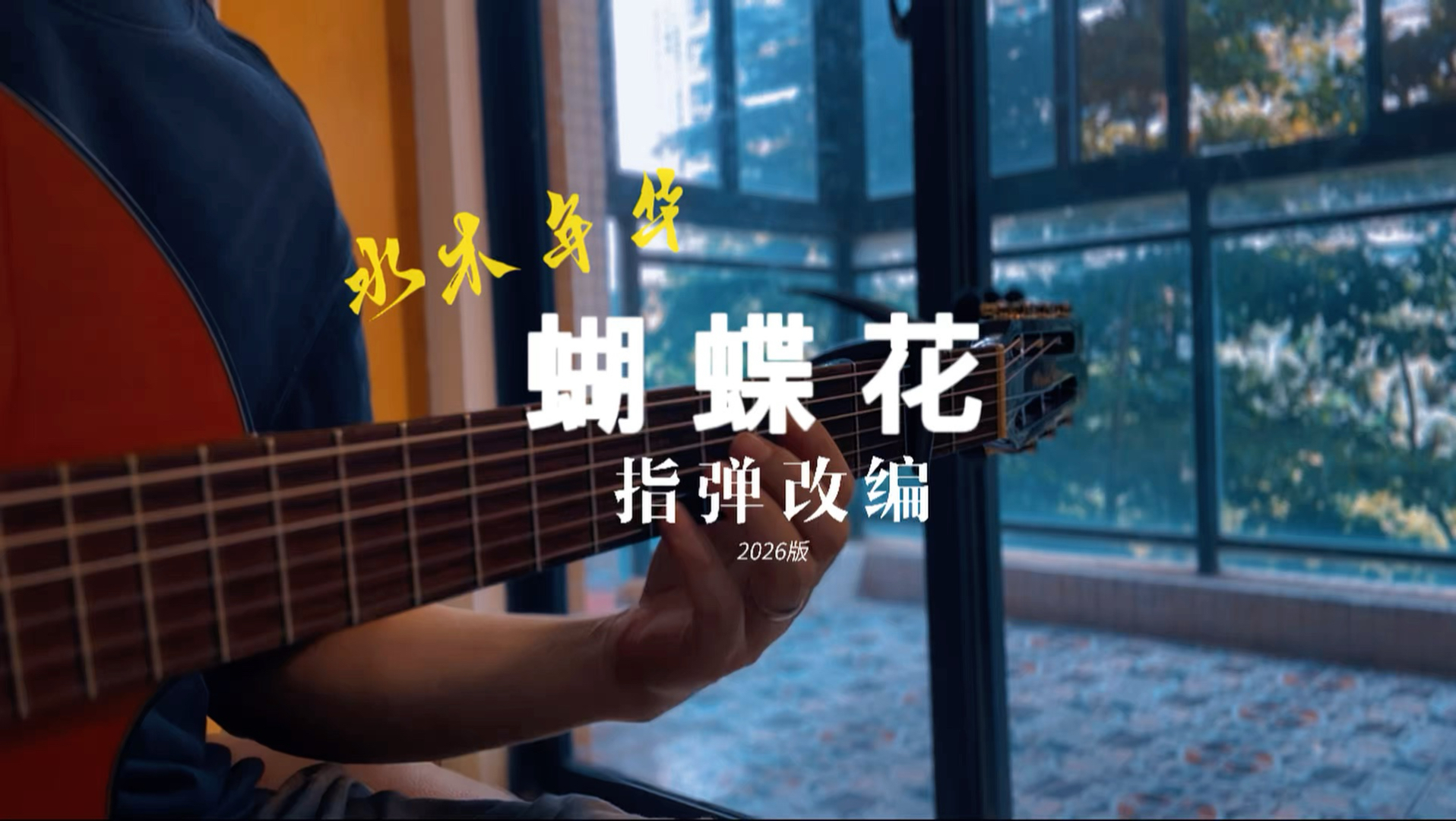 天真易碎，岁月从不留情 指弹【蝴蝶花】