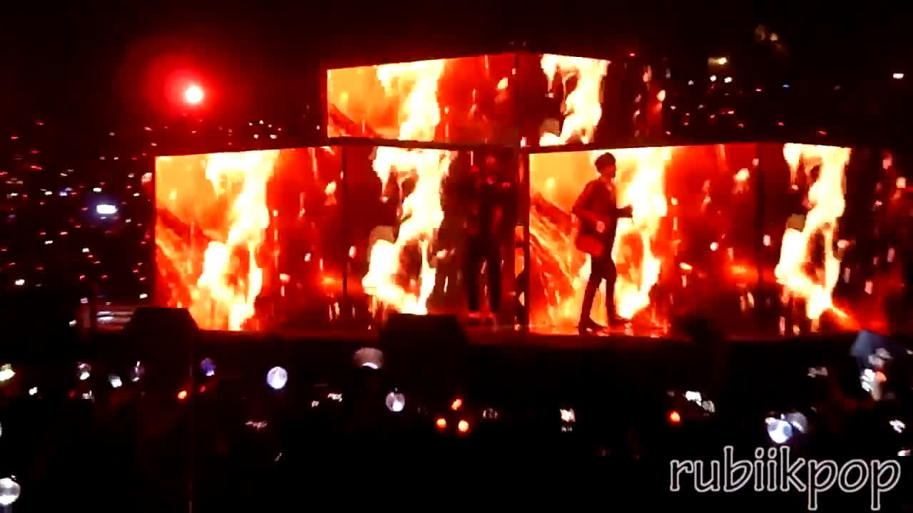 2016mama seventeen got7 看 bts防弹少年团 fire现场版 reaction