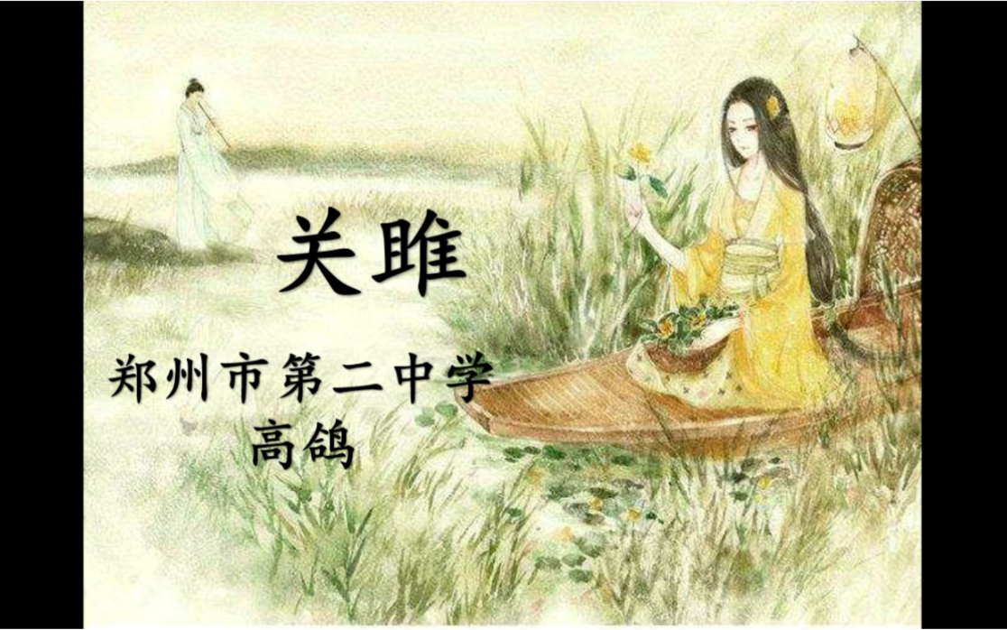 高老师讲语文 《关雎》