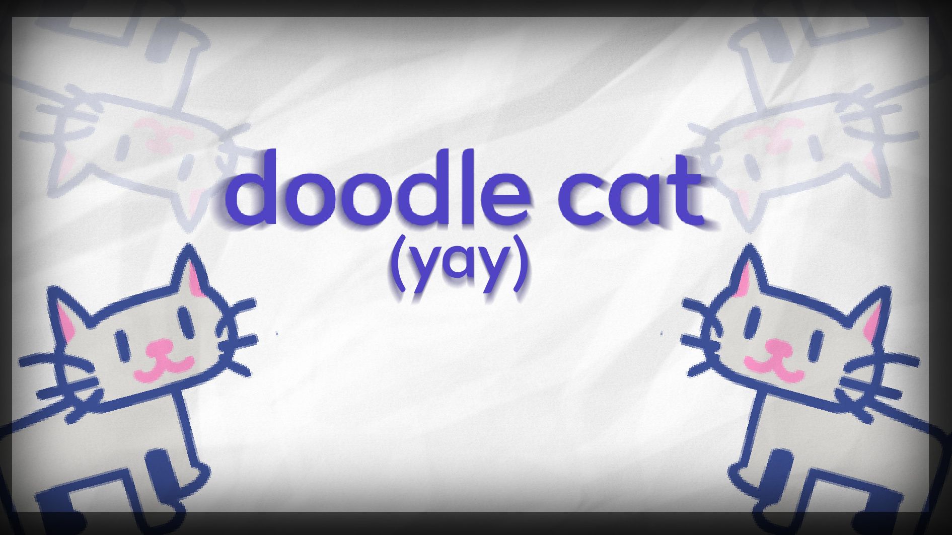 【FNF优质模组】治愈的画风 可爱的猫咪 DOODLE CAT [One-shot]